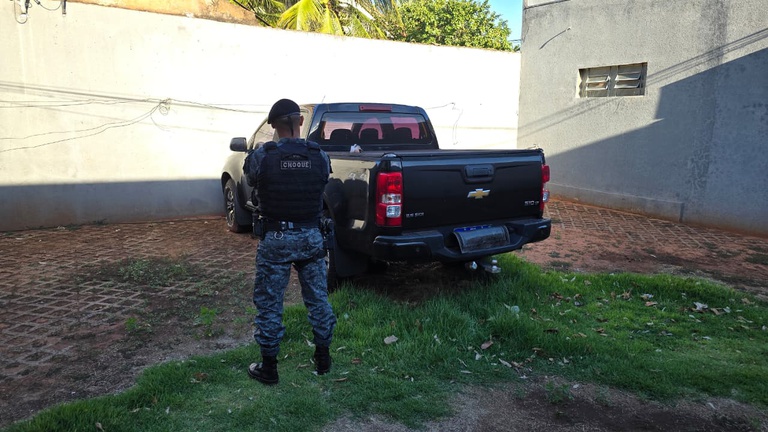 Ação conjunta recupera veículo com registro de roubo em Campo Grande