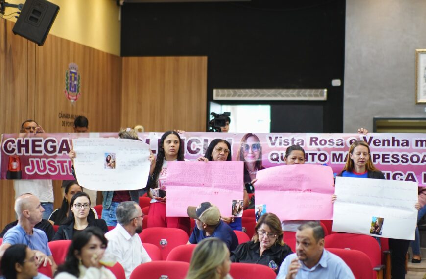 Cobranças de punição rigorosa ao feminicídio marcam sessão da Câmara Municipal