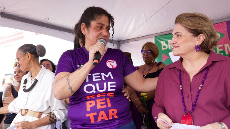 Com 200 metros de grafite, memorial se torna símbolo da luta contra o feminicídio na capital paulista