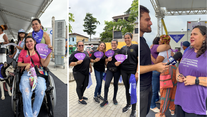 Tenda Lilás amplia acesso à informação e fortalece rede de proteção às mulheres em Vitória