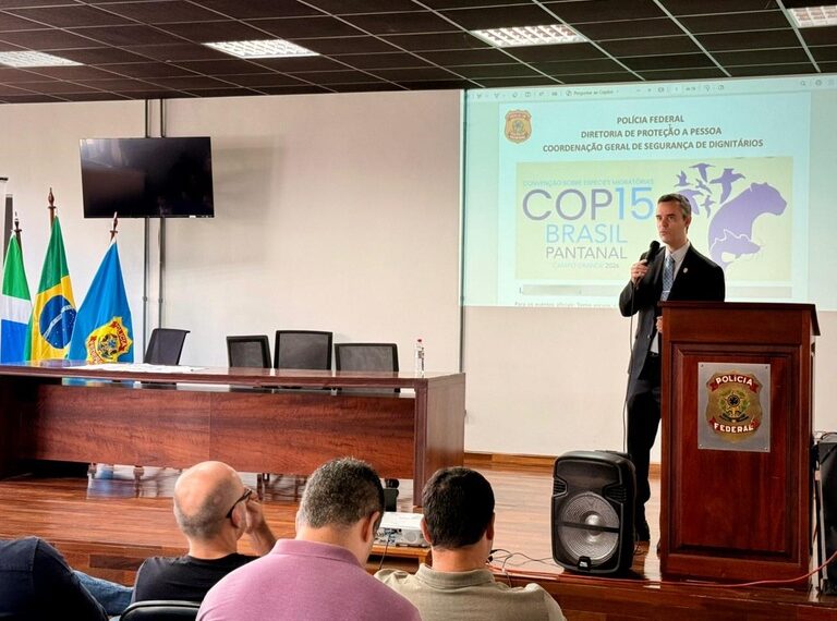 PF realiza reunião de efetivo para atuação na COP15 em Campo Grande