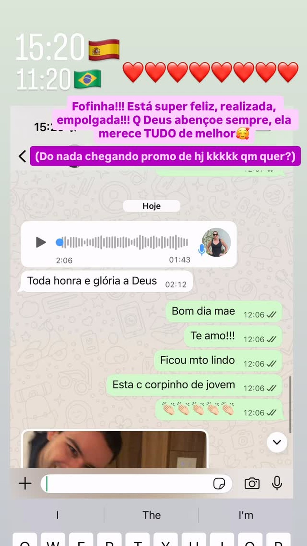 Margareth Serrão faz primeiras cirurgias plásticas aos 60 anos e celebra resultado Post de Virginia Fonseca — Foto: Reprodução/Instagram