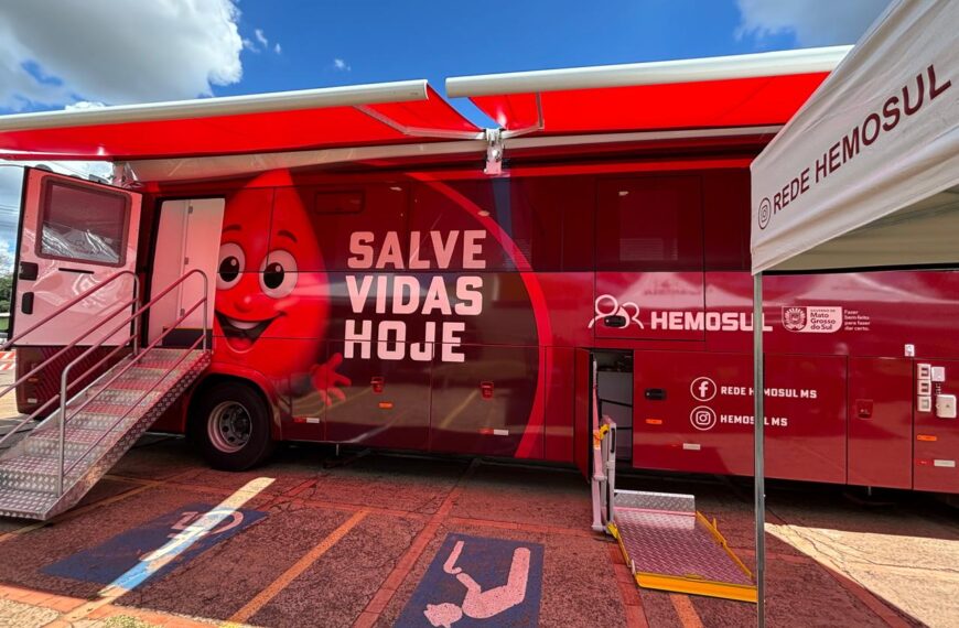 Hemosul Móvel leva coleta de sangue a Iguatemi e Naviraí na rota de abril