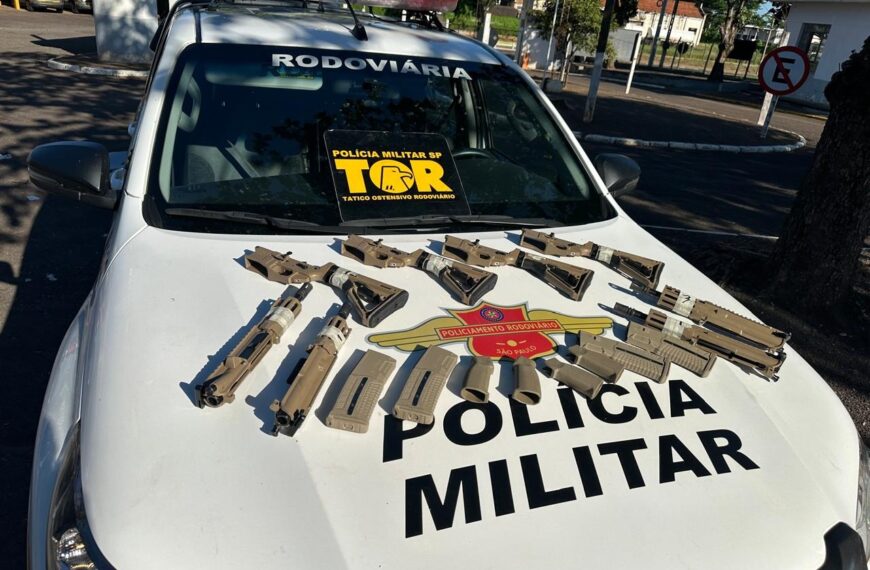 Polícia paulista apreende remessa de fuzis americanos