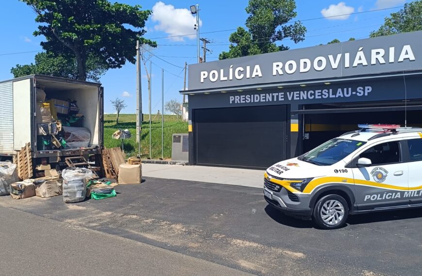 Contrabando que saiu da fronteira é apreendido no interior paulista