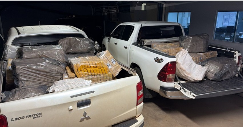 Polícia Federal estoura casa “vazia” usada como deposito de droga em Ponta Porã