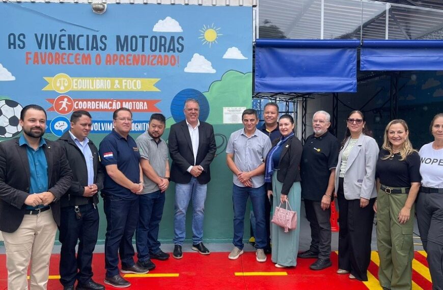 Escola Municipal Lions Club inaugura espaço de psicomotricidade em Ponta Porã
