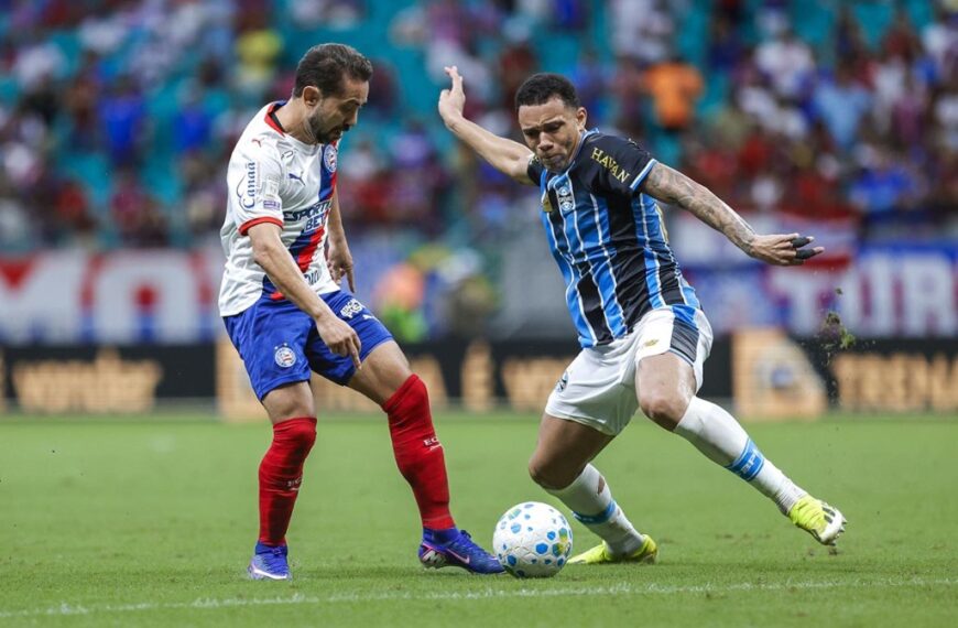 Bahia empata com o Grêmio e amplia sequência sem vitórias no Brasileirão