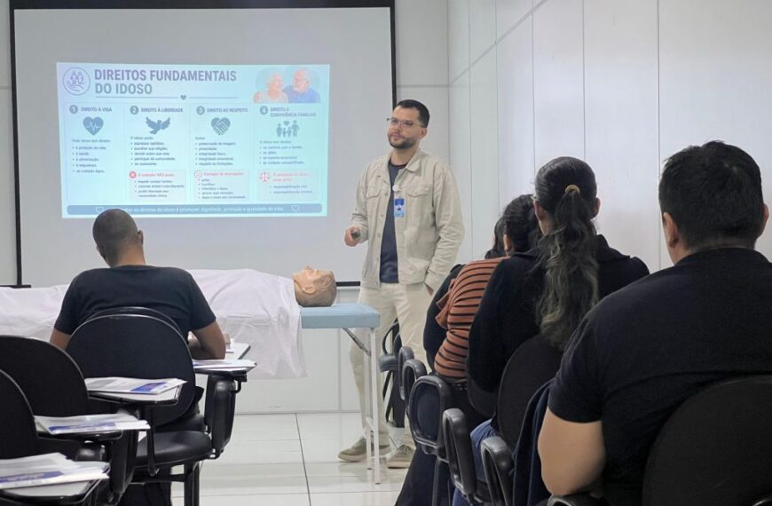 Cuidadores de idosos passam por qualificação gratuita no Hospital Regional de Ponta Porã
