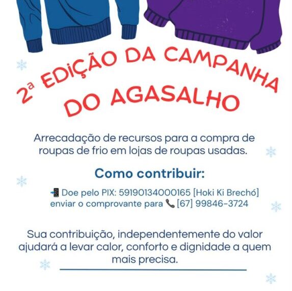 Comissão da Mulher Advogada lança Campanha do Agasalho em Ponta Porã