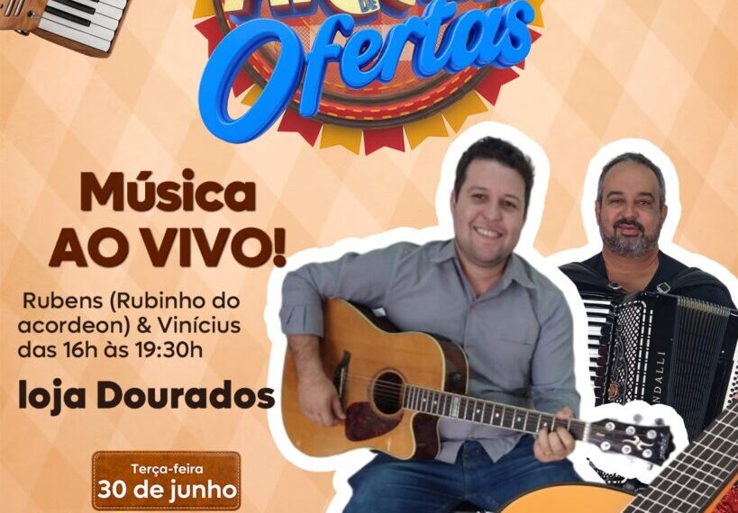 Confira os músicos que irão animar o 12° Arraiá de Ofertas do Supermercado Sol