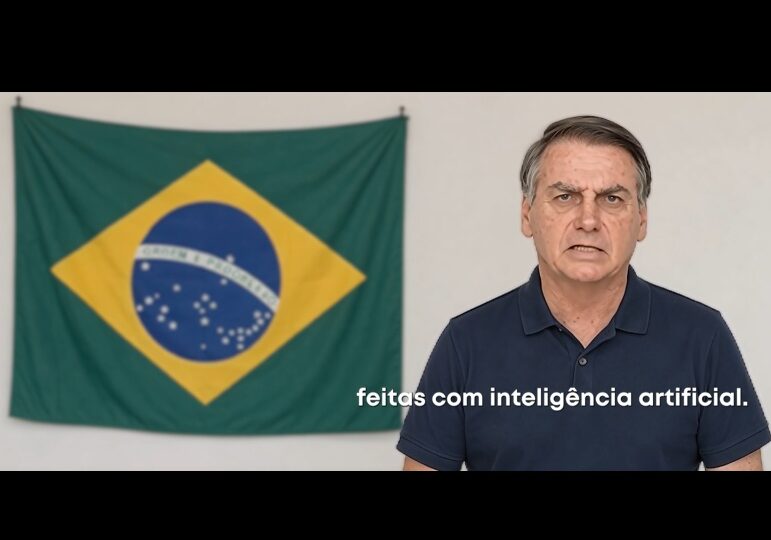 Vídeo de IA gera riscos a Flávio e Jair Bolsonaro no TSE e no STF