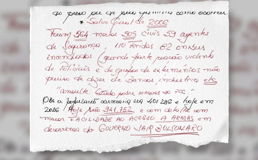 Pastor aciona o STF para proteger Marcola e Beira-Mar de sequestro pela CIA